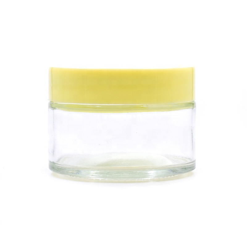 Recycled Good Quality Wholesale cheap Different Size Clear Round Storage Glass Jar 100ml 3oz wide mouth mason glass jars bottles