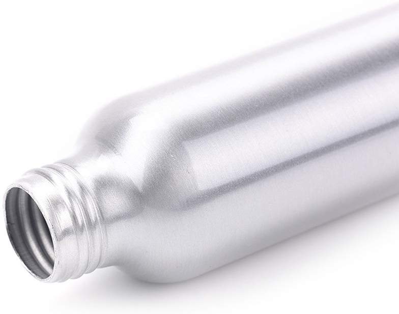 Recycling Environmental Aluminium empty 40ml 60ml 100ml amber lotion shampoo bottle hand wash bottles travel bottle set