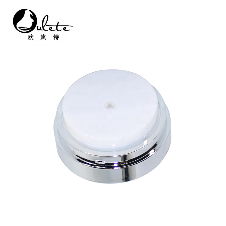 Red acrylic airless face cream jar 15ml 30ml 50ml plastic airless lotion pump jar