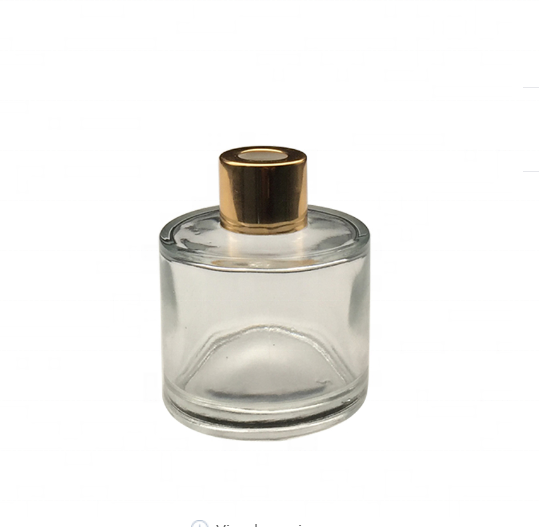 Reed Diffuser Bottle 100ml Cylinder Round Empty Glass with Screw Top,aroma Reed Diffuser Glass Perfume Screen Printing Screw Cap