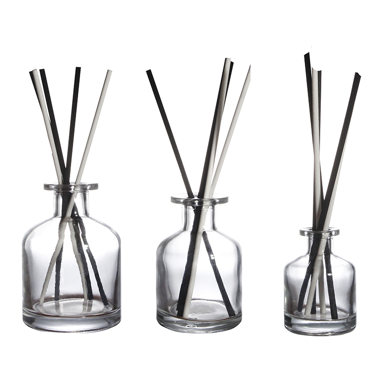 Reed Diffuser Container Essential Oil Flameless Aromatherapy Home Fragrance Bottle Set Home Perfume Glass Bottle