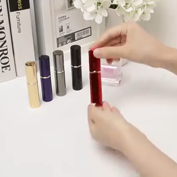 Refill Black Spray Bottles Empty Amber Plastic Cosmetic Refillable Atomizer Mini Perfume Bottle Wholesale