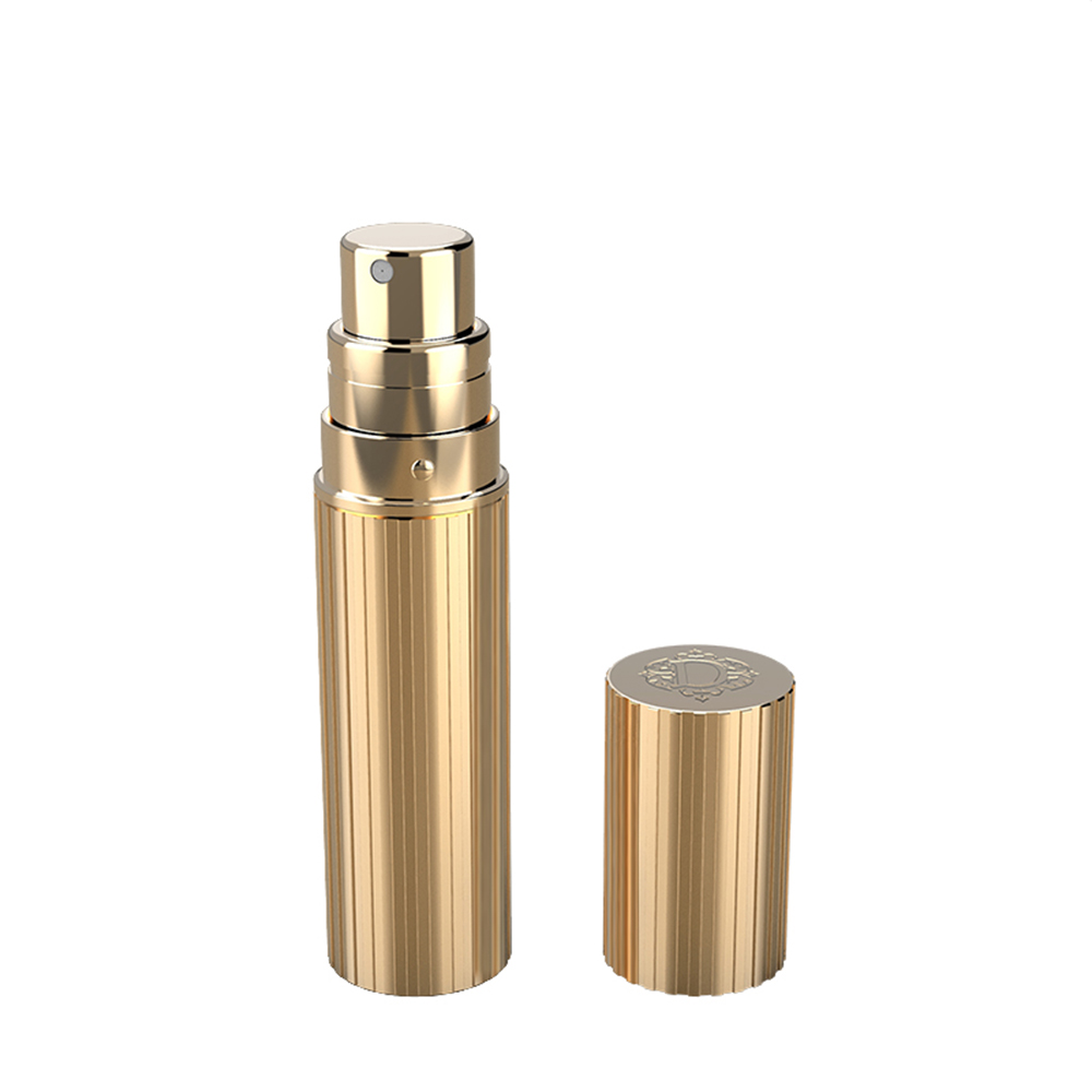 Refill Black Spray Bottles Empty Amber Plastic Cosmetic Refillable Atomizer Mini Perfume Bottle Wholesale