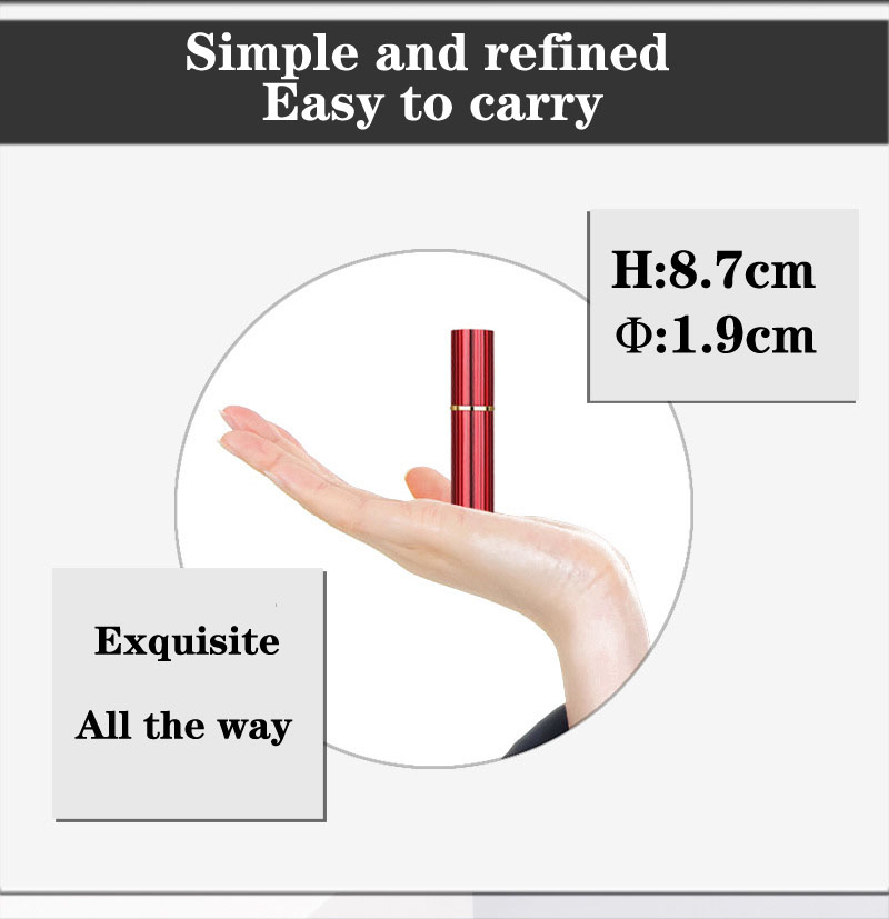 Refill Black Spray Bottles Empty Amber Plastic Cosmetic Refillable Atomizer Mini Perfume Bottle Wholesale