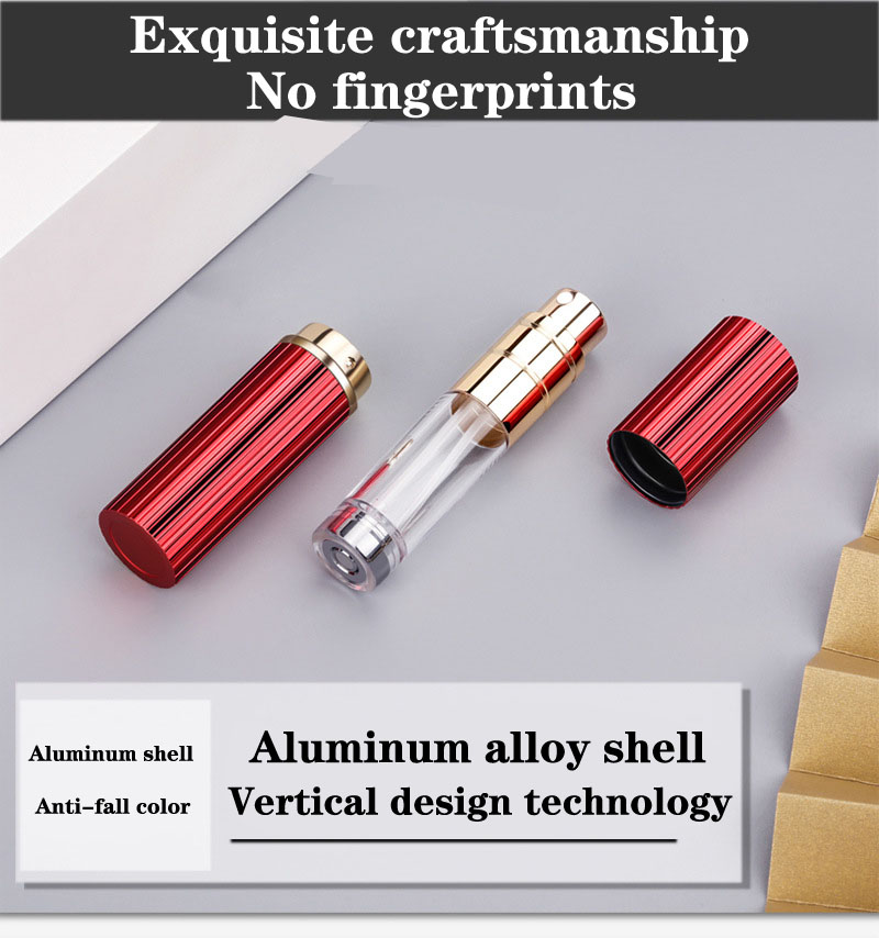 Refill Black Spray Bottles Empty Amber Plastic Cosmetic Refillable Atomizer Mini Perfume Bottle Wholesale