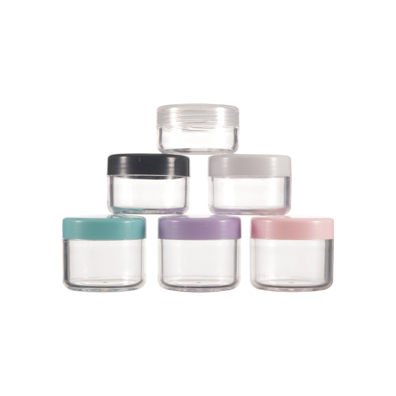 Refillable 10g 15g 20g Round Colorful Nail Polish Gloss Powder Cream Jars Lip Balm Eye Jar Container