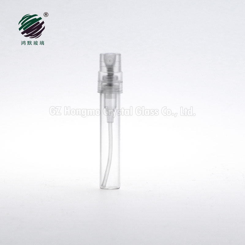 Refillable 1ml 1.5ml 2ml 3ml perfume tester vials sample glass perfume spray bottle
