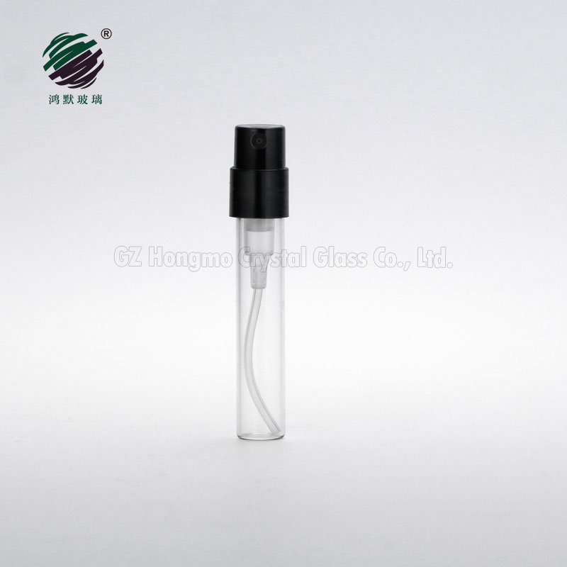 Refillable 1ml 1.5ml 2ml 3ml perfume tester vials sample glass perfume spray bottle