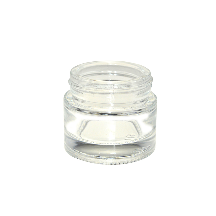 Refillable 5g 10g Airless Empty Glass Eye Cream Containers Cosmetic Cream Jar