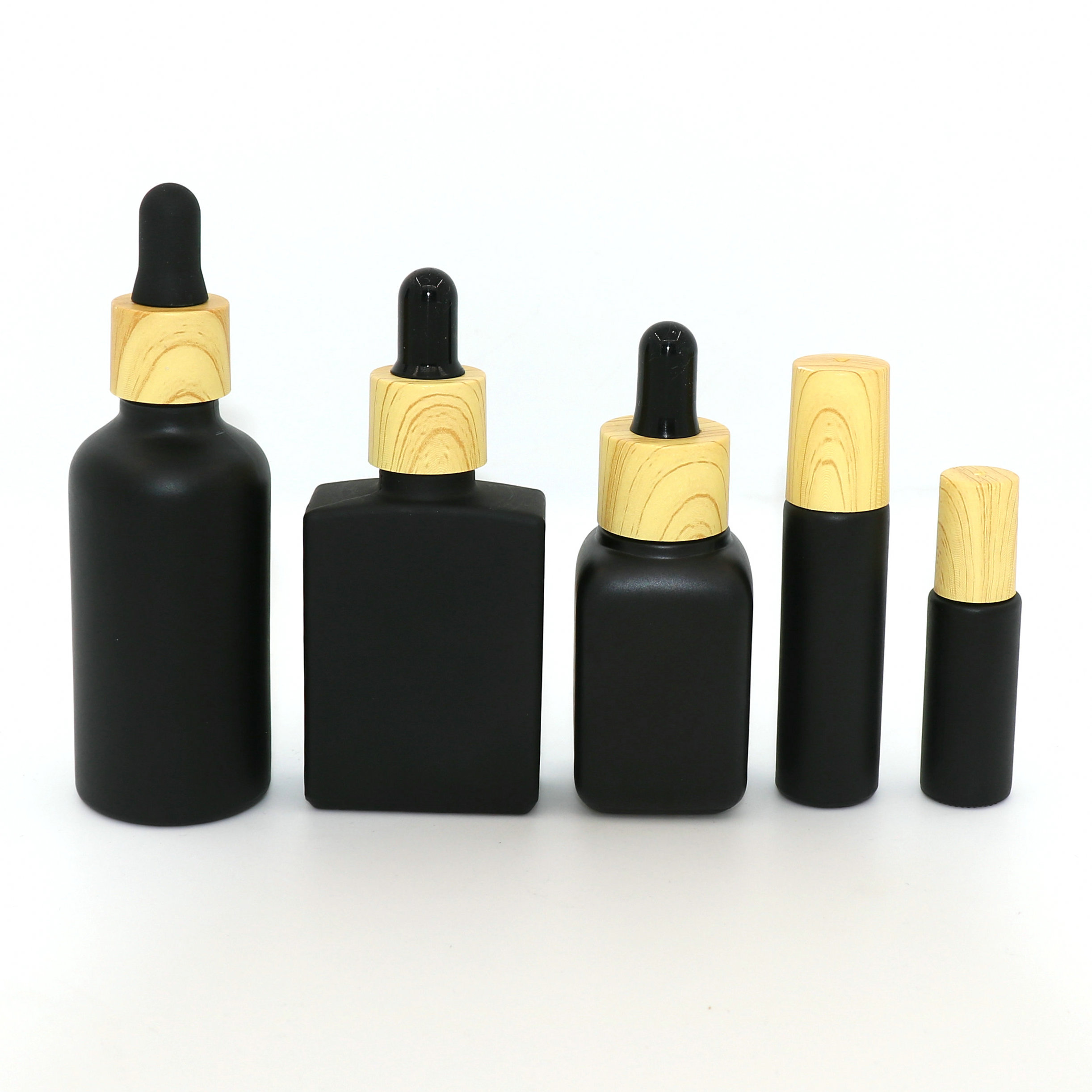 Refillable Amber roll on glass bottle thin 10ml roller bottles with metal ball in stock