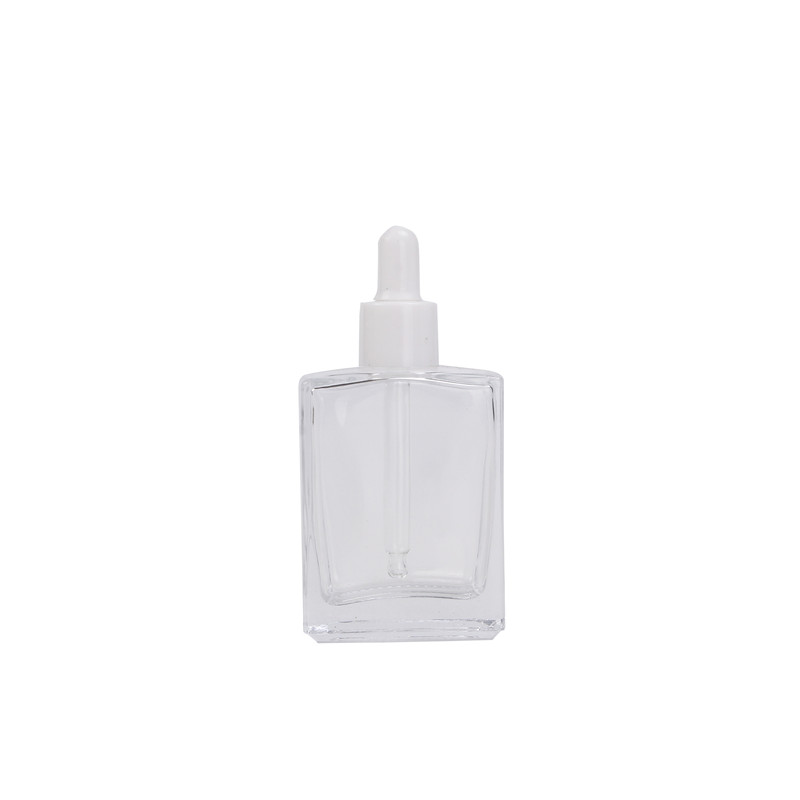 Refillable Eye Dropper Vials 50ml 100ml Cosmetic Bottle Essential Oil Container With Pipette