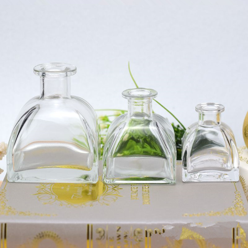 Refillable Perfume Atomiser Glass Reed Diffuser Bottle With Custom Label And Logo Design