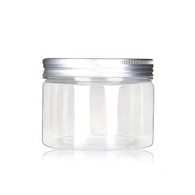 Refillable Plastic Round Wide Mouth Empty Jar 200ml 250ml for Lotion Cream Body Butters