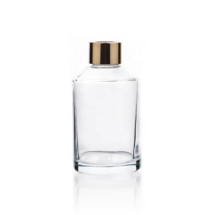 Refillable Round 200ml Reed Aroma Essential Oil Diffuser Glass Bottle