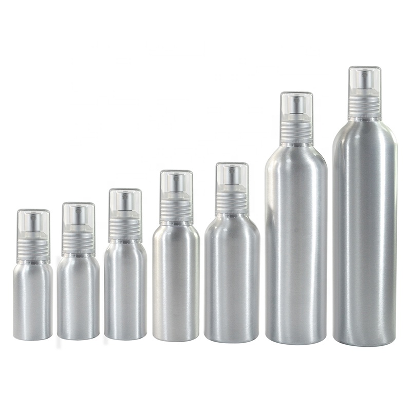 Refillable air freshener perfume 50ml 100ml 120ml 150ml 250ml aluminum bottle with metal spray cap