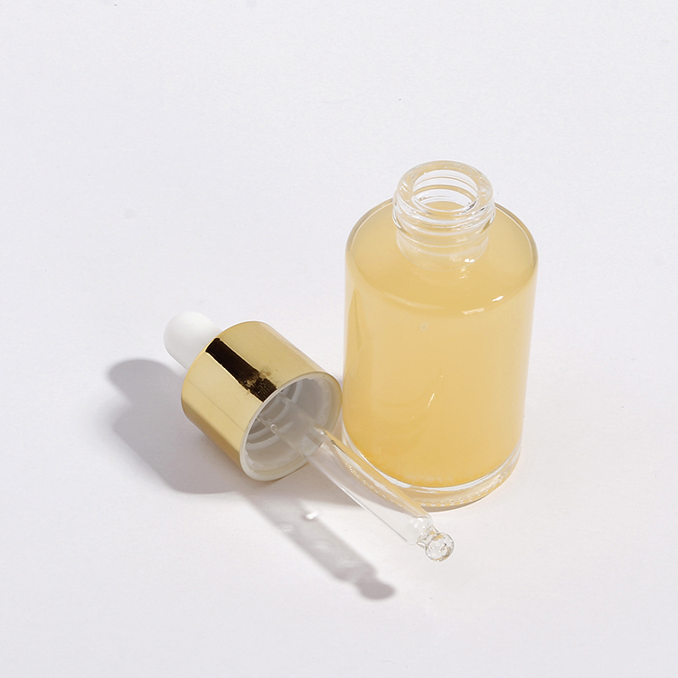 Refillable cosmetic matte glass lotion bottle with pump dispenser frosted glass lotion bottle for sale