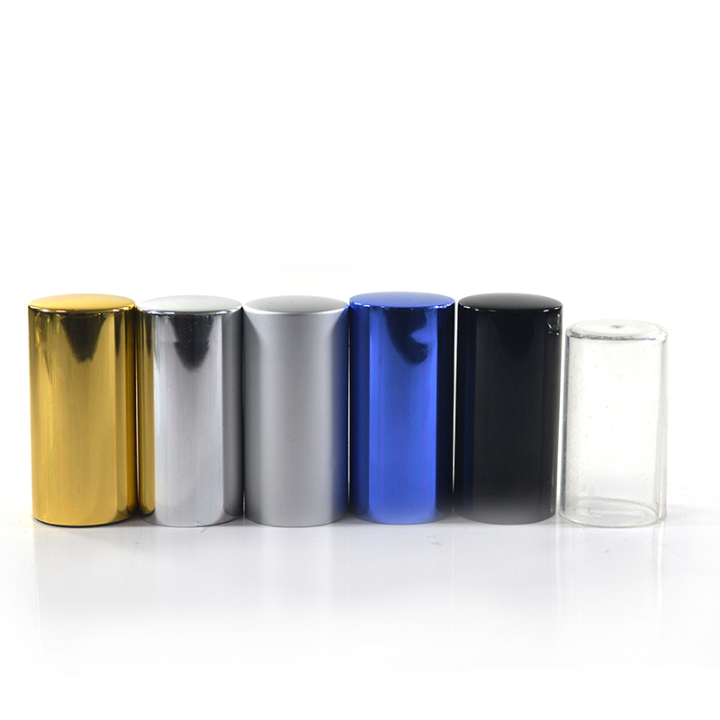 Refillable essential oil perfume packaging 10ml 30ml 50ml 100ml black pink purple red glass bottle with mist spray cap