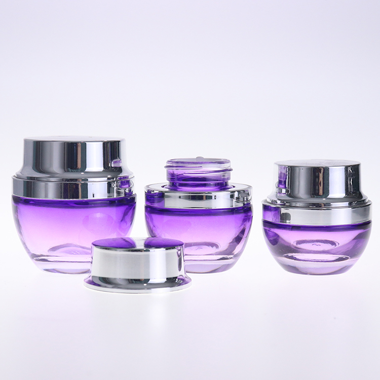 Refillable make-up face cream lip scrub balm glass jars bottles containers cosmetic jar 20g 30g 50g