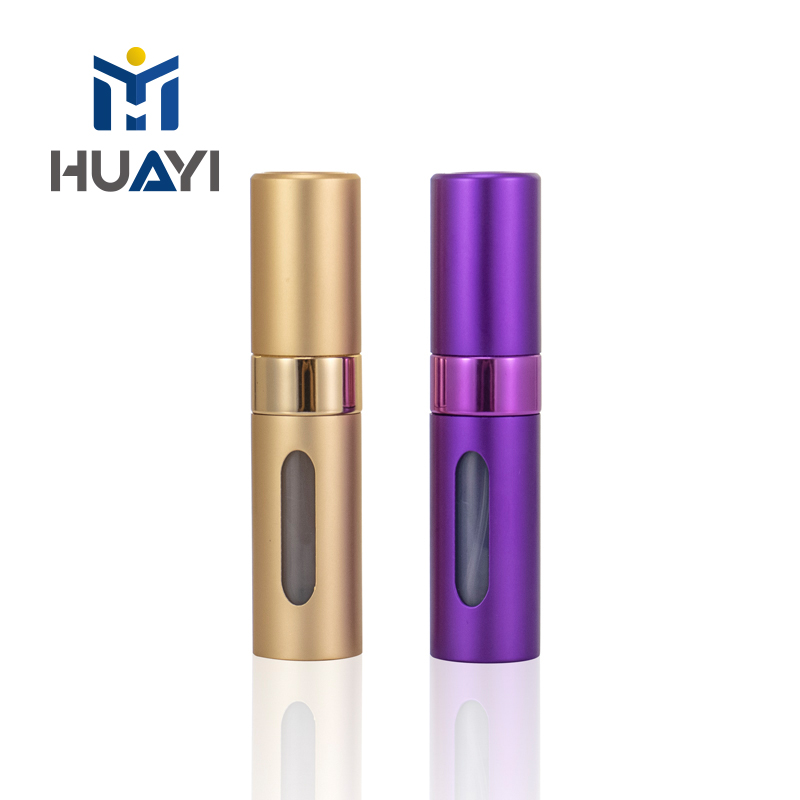 Refillable perfume atomizer aluminum spray bottles