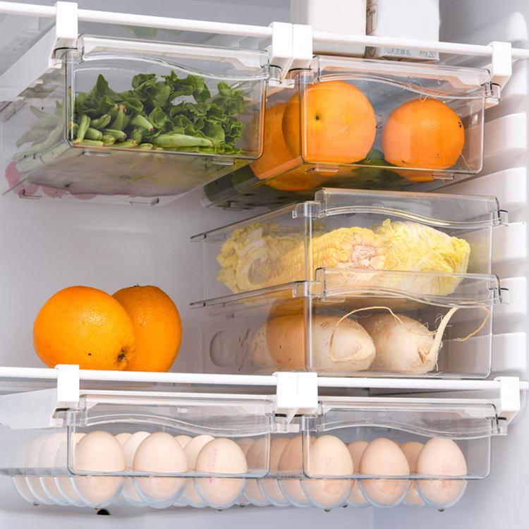 Refrigerator drawer storage box refrigerator egg fruit and vegetable food storage hanging rack preservation box
