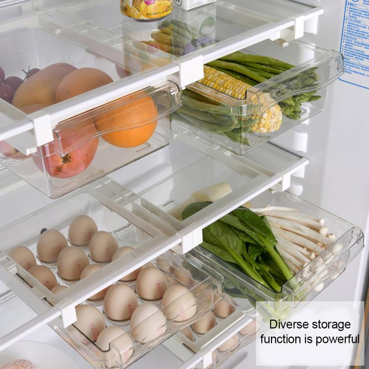 Refrigerator drawer storage box refrigerator egg fruit and vegetable food storage hanging rack preservation box