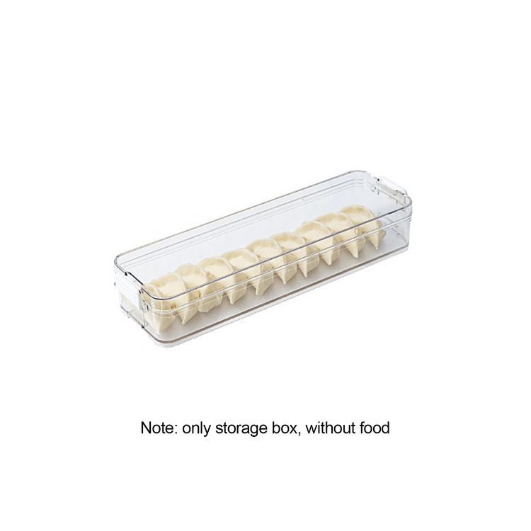 Refrigerator egg dumplings stackable storage box household kitchen transparent plastic vegetable storage box with lid
