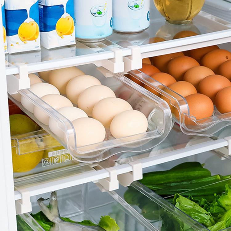 Refrigerator egg holder refrigerator egg drawer egg storage container refrigerator transparent portable storage box