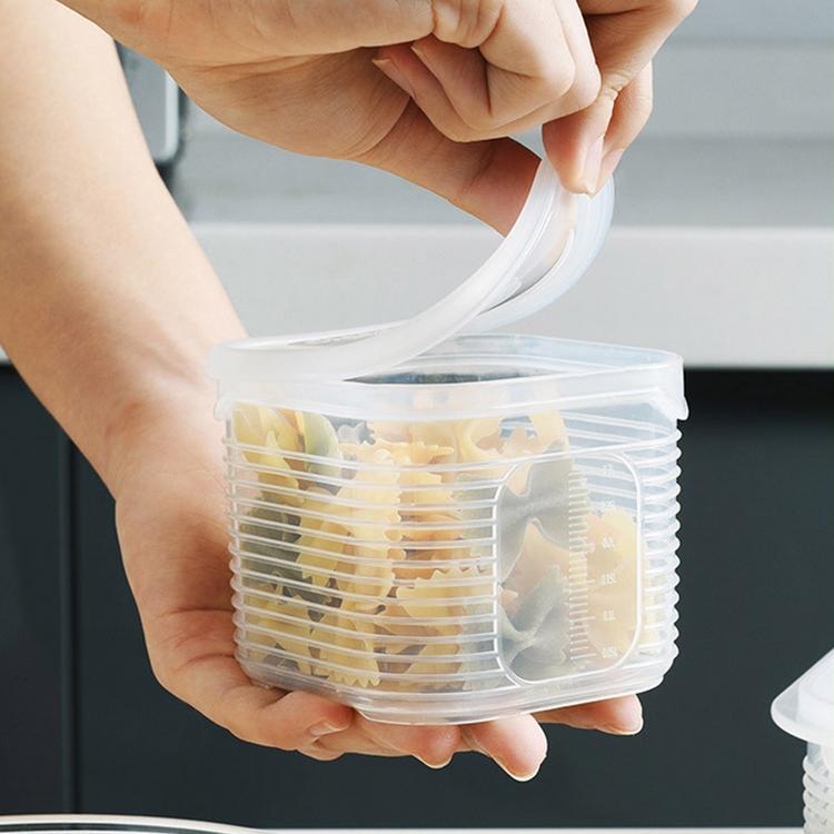 Refrigerator food crisper kitchen transparent compartment food storage box frozen sealed plastic box kitchen supplies