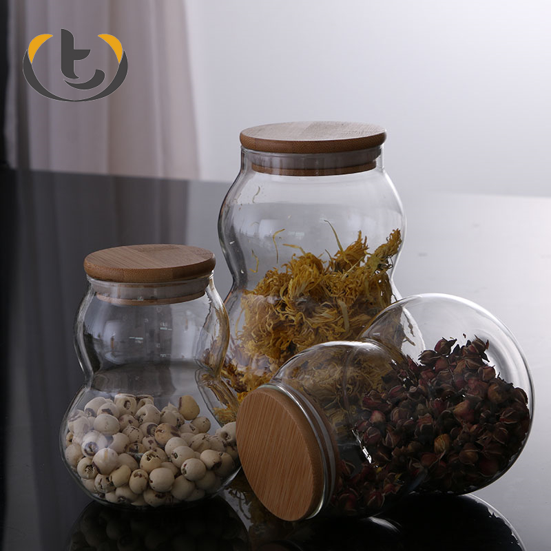 Reliable supplier empty glass jar cork top 8oz wide mouth glass jar