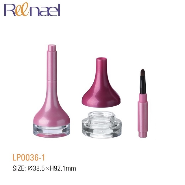 Replaceable 3g 6g 9g plastic stackable loose powder jars in multiple colors make up empty case powder box