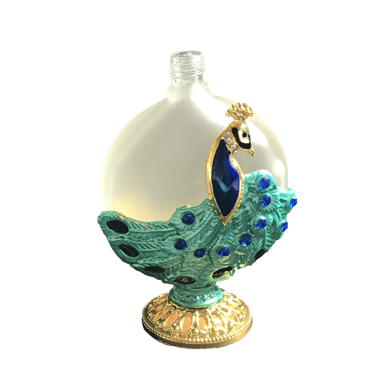 Retro design good quality with factory price 100ml empty oil perfume glass bottle with dropper