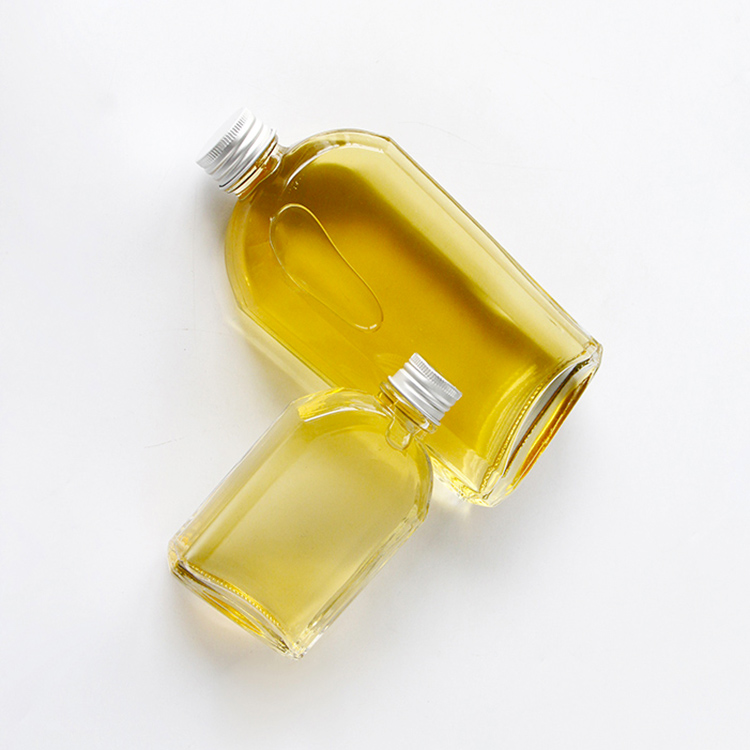 Reusable 100ml 200ml 300ml Glass Coffee Cup Cold Brew Bottle With Silver Black Golden Metal Cover