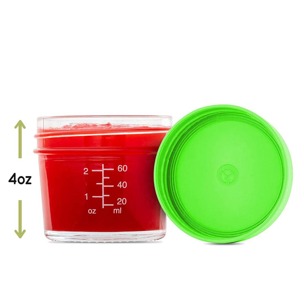 Reusable 120ml Glass Mason Jar Small Glass Baby Food Containers