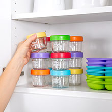 Reusable 120ml Glass Mason Jar Small Glass Baby Food Containers