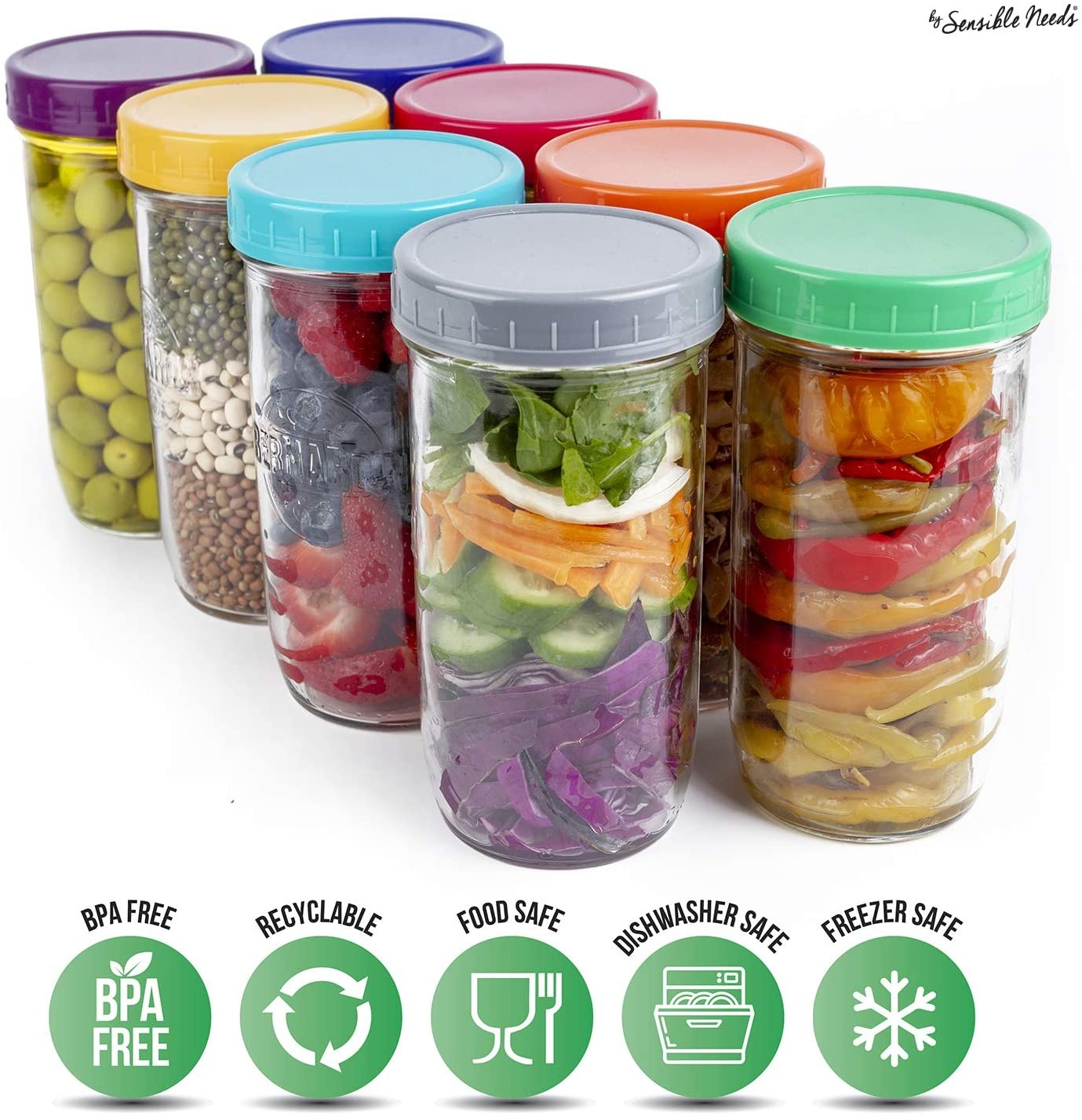 Reusable Boba Cup Glass Bubble Tea Tumbler for Smoothies Milk Tea Tapioca Pearls Mason Jar Cups with Lids