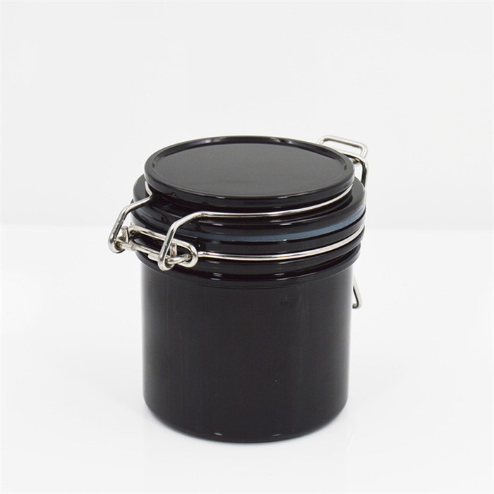 Reusable airtight pet 4 oz 120 ml plastic cosmetic jar