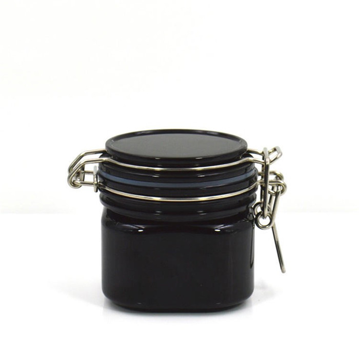 Reusable airtight pet 4 oz 120 ml plastic cosmetic jar