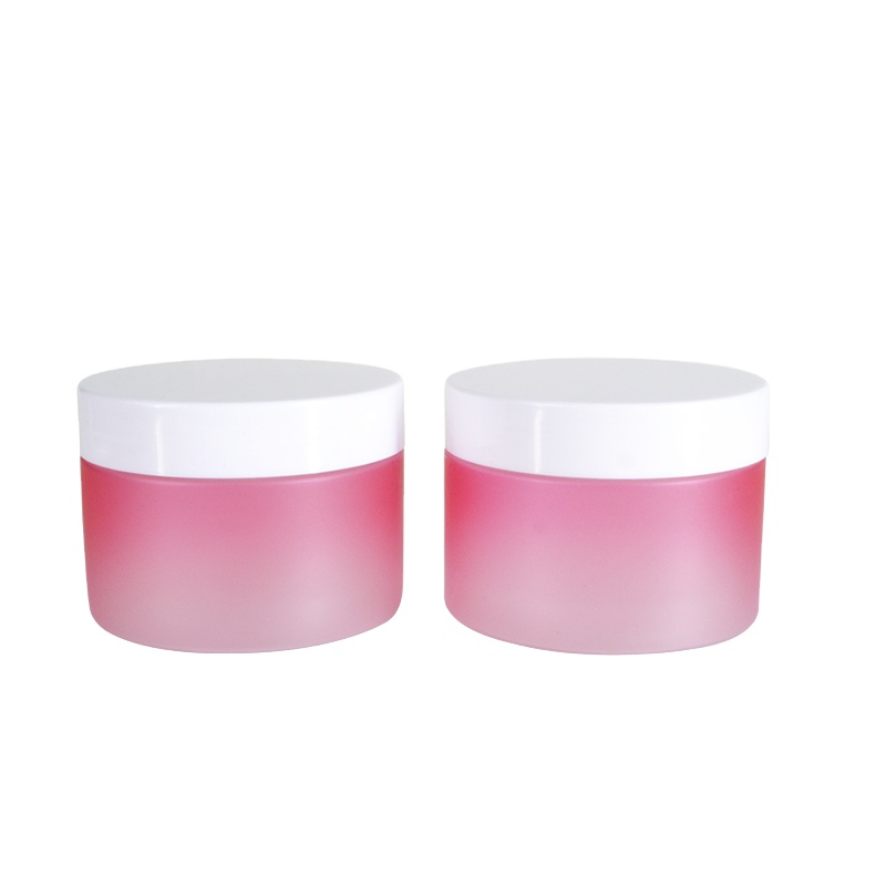 Reusable cosmetic container 30g 50g 100g 150g 200g 250g amber Black pet Plastic Jar with screw lid