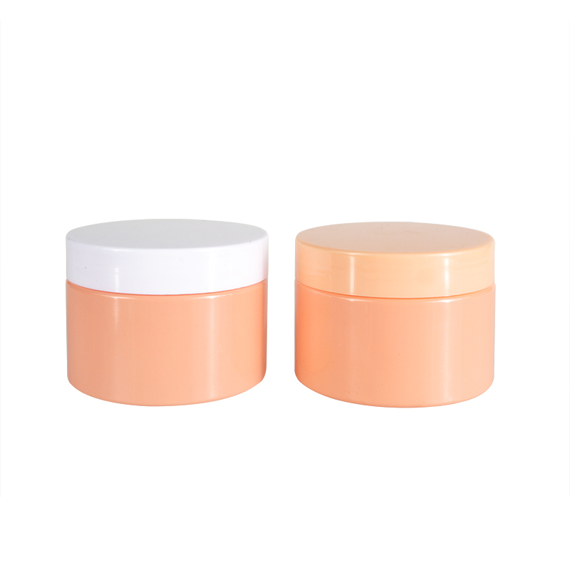Reusable cosmetic container 30g 50g 100g 150g 200g 250g amber Black pet Plastic Jar with screw lid