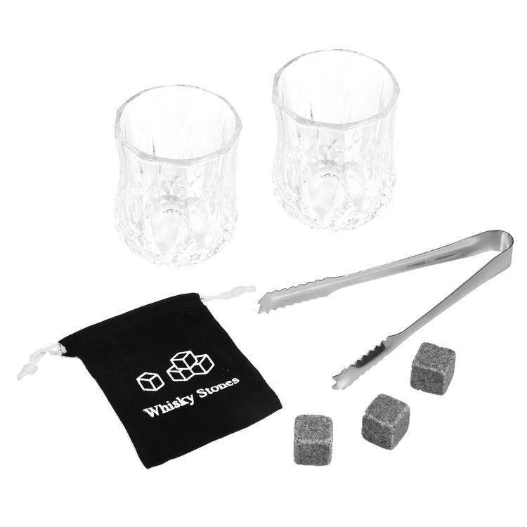 Reusable ice wine stone wooden box set whiskey ice wine frozen ice cube whiskey birthday gift wooden set