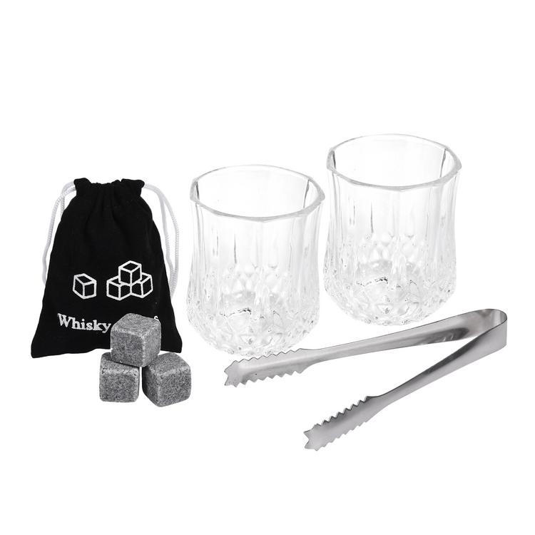 Reusable ice wine stone wooden box set whiskey ice wine frozen ice cube whiskey birthday gift wooden set
