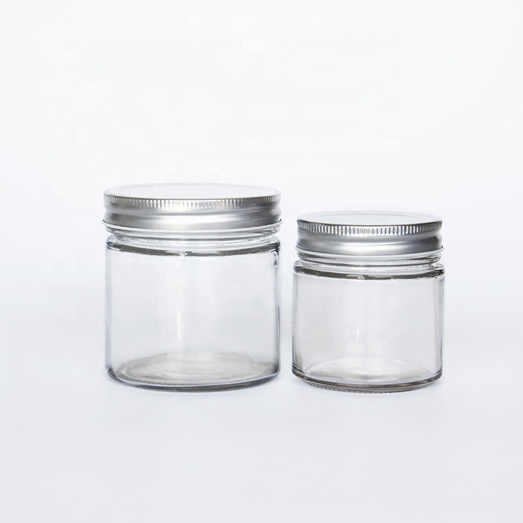 Reusable wide mouth 200ml round Storage Jar for jam Jelly honey sauce candy with screw lid