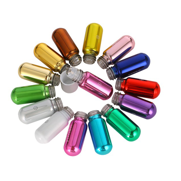 Roll on perfume bottle glass 3ml with stainless steel ball