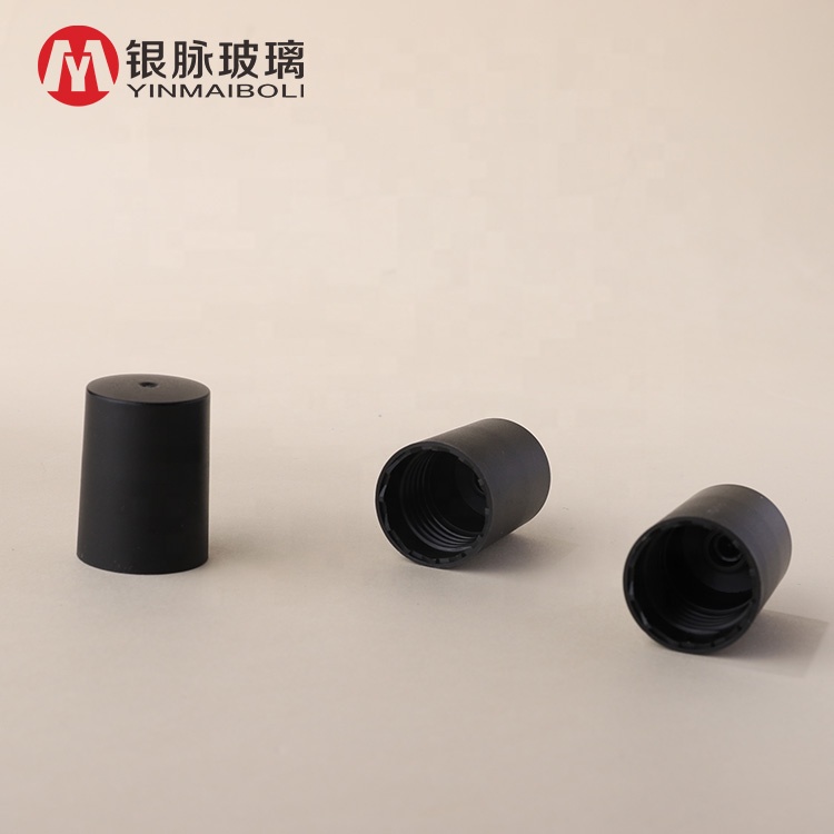 Roller Bottle For Essential Oils Clear Glass Roller Bottles With Plastic lids Natural Crystal Gemstone Roller Balls Top