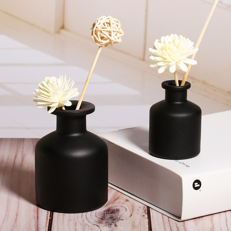 Room Air Diffuser Perfume Decorative Glass Bottle Vial for Perfume Personal Care Customized Logo Transparent Irregular FJ161053