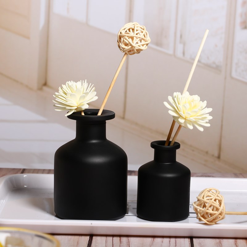 Room Air Diffuser Perfume Decorative Glass Bottle Vial for Perfume Personal Care Customized Logo Transparent Irregular FJ161053