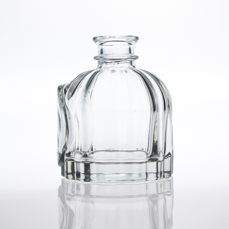 Room Decor Clear Empty Fragrance Bottle 100 ml Perfume Reed Diffuser Glass Bottle