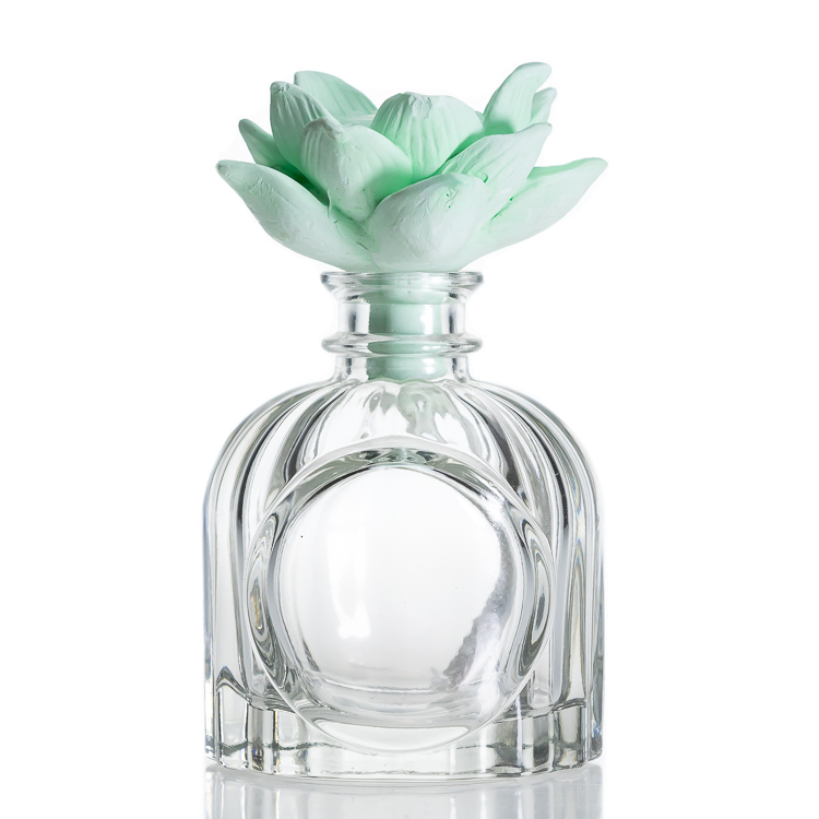 Room Decor Clear Empty Fragrance Bottle 100 ml Perfume Reed Diffuser Glass Bottle