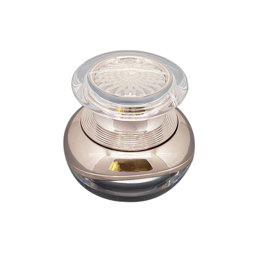 Rose Gold High Grade Acrylic Cream Jar Hot Sale, 15g 30g 50g Skin Care Container