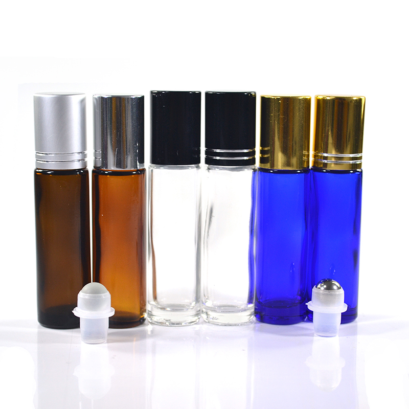 Rose Gold Ultimate Essential Oil Roller Bottles Set 10ml With Stainless Steel Balls